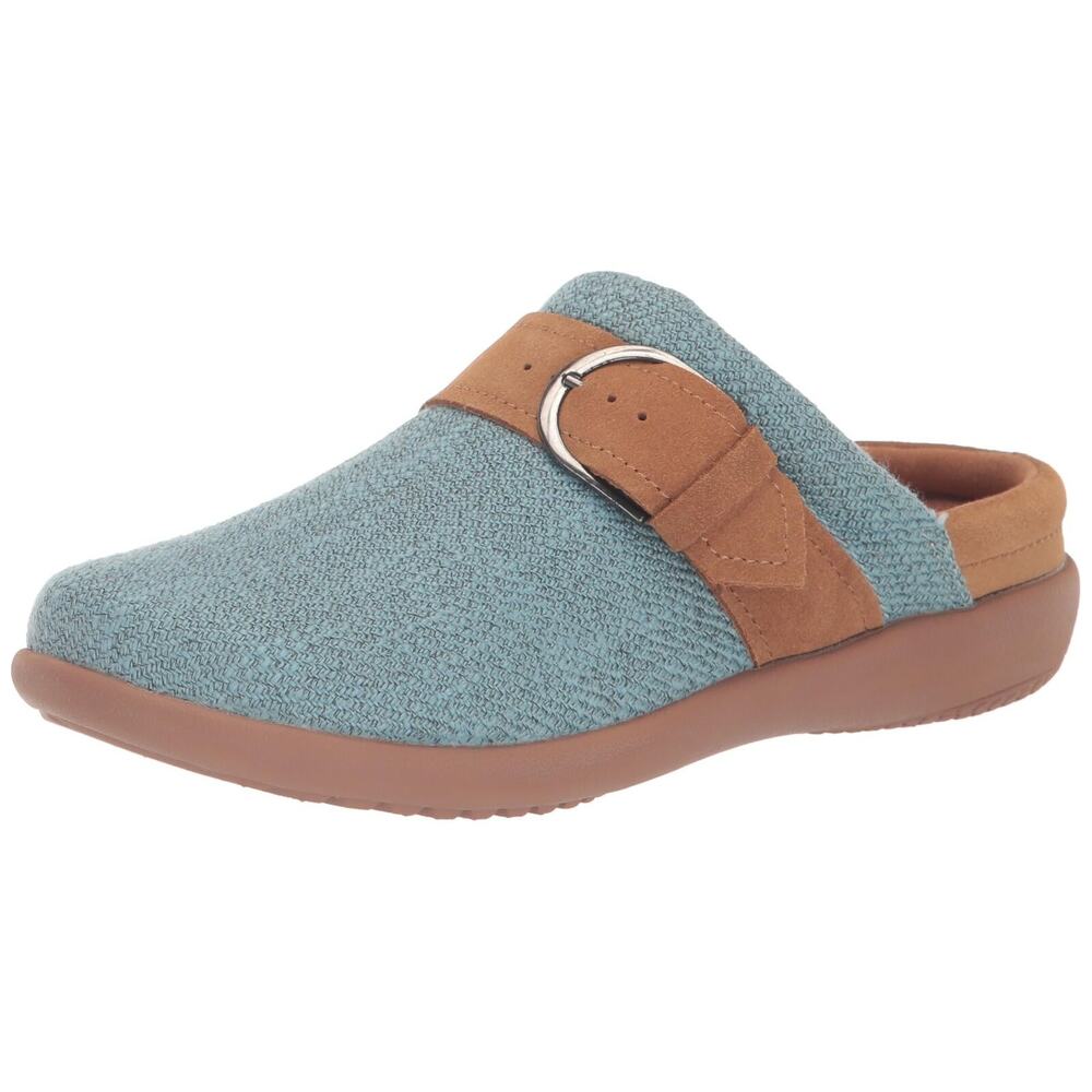 Waco Shoe Company Spenco Women's Aria Clog, Blue, 8